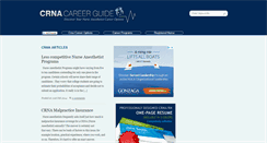 Desktop Screenshot of nurseanesthetistcareer.com
